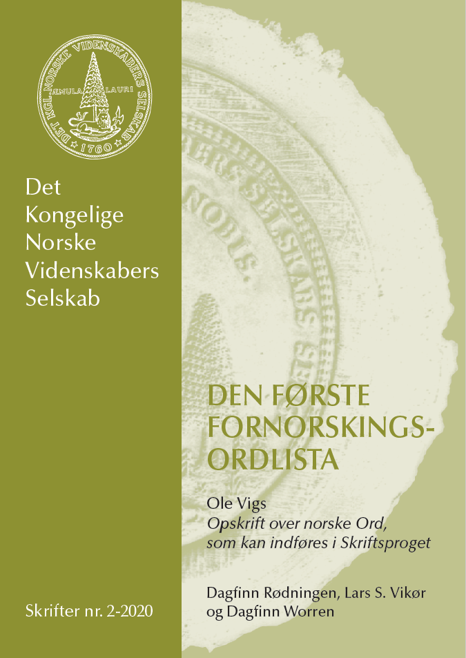 Skrifter i 2020: Norsk språk og historier fra bygrunnen