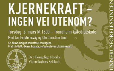Kjernekraft på Gunnerusforelesningene 2. mars